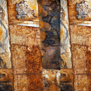 Rustic patterns collage