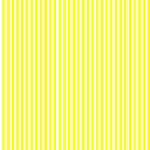 Pinstripe Yellow and White Vertical Stripes (Eight Stripes to an Inch)