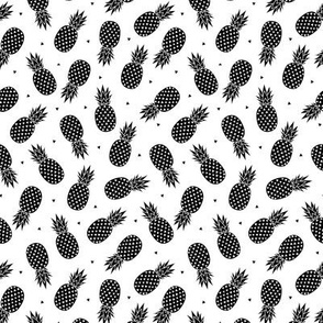 Pineapples Black & White - xs