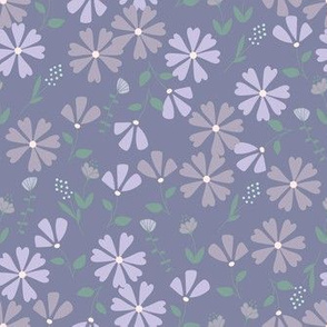 Francesca Floral - violet