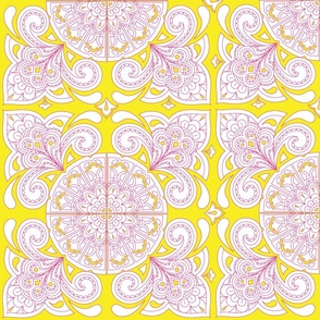 Yellow Paisley