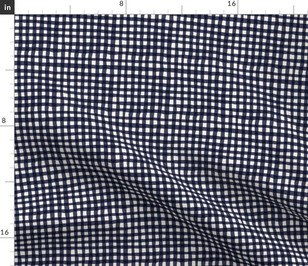 gingham Navy