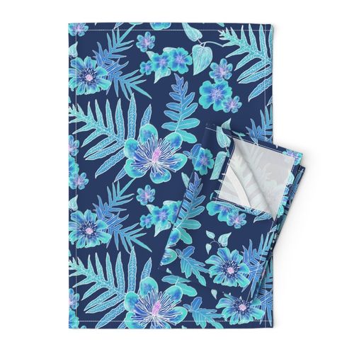 Hawaiian Fern Batik Turquoise 150L