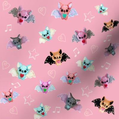 Cutie Bats in Pink-ed