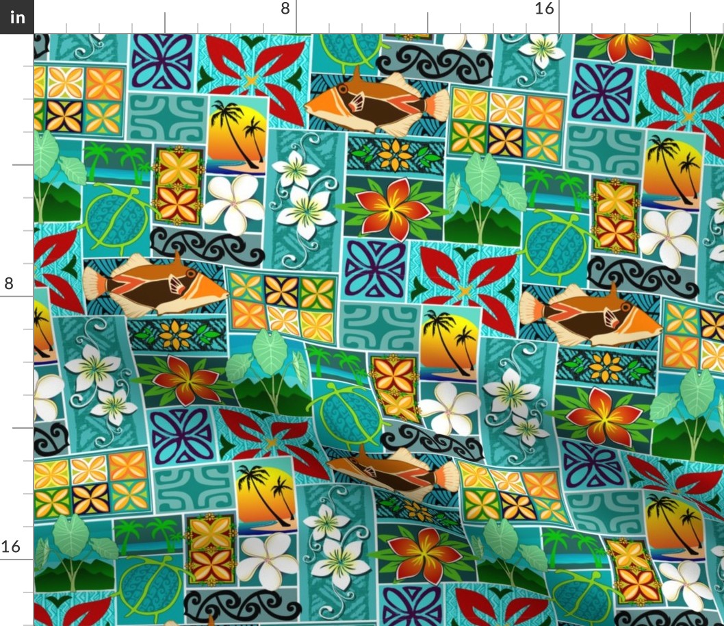 Hawaiian block pattern 001