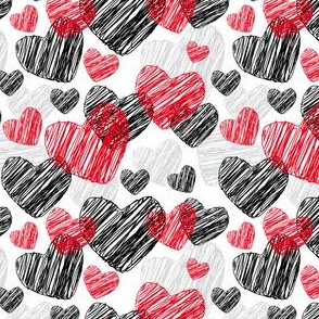  Funny pattern with hearts 