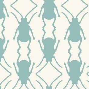 Bug silhouette in circles 