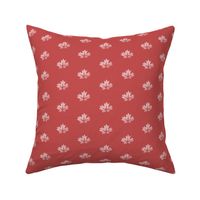 Maple Leaf on Red