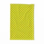 Black Overlapping Squares on Yellow