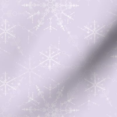 Cosmic Snowflakes - Lavender