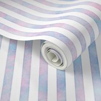 Vertical Stripes Pattern in Cotton Candy Watercolor