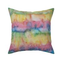 FQ Rainbow Stripes Hand Painted Tie Dye