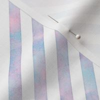 Diagonal Stripe Pattern in Cotton Candy Watercolor