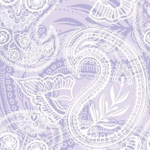 Lavender Paisley