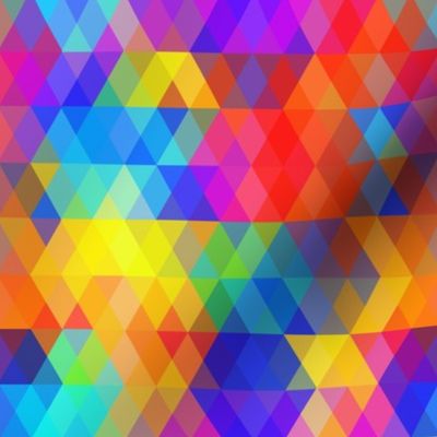  Abstract bright colored rhombus. Geometric rainbow color
