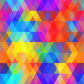  Abstract bright colored rhombus. Geometric rainbow color