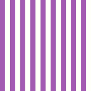 Vertical Stripes Purple : 1 inch wide