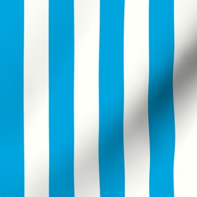 Vertical Stripes Blue : 1 inch wide