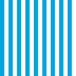 Vertical Stripes Blue : 1 inch wide