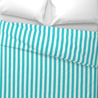 Vertical Stripes Teal : 1 inch wide