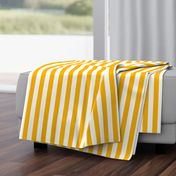 Vertical Stripes Gold : 1 inch wide