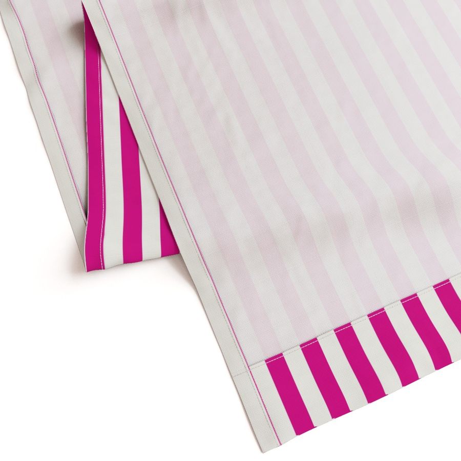 Vertical Stripes Pink : 1 inch wide