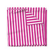 Vertical Stripes Pink : 1 inch wide