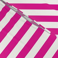 Vertical Stripes Pink : 1 inch wide