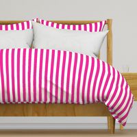 Vertical Stripes Pink : 1 inch wide