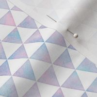 Triangle Pattern in Cotton Candy Watercolor