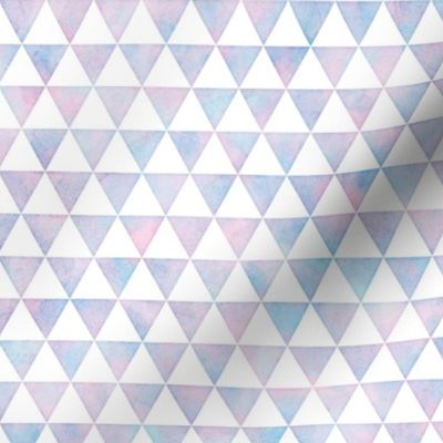 Triangle Pattern in Cotton Candy Watercolor