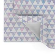 Triangle Pattern in Cotton Candy Watercolor