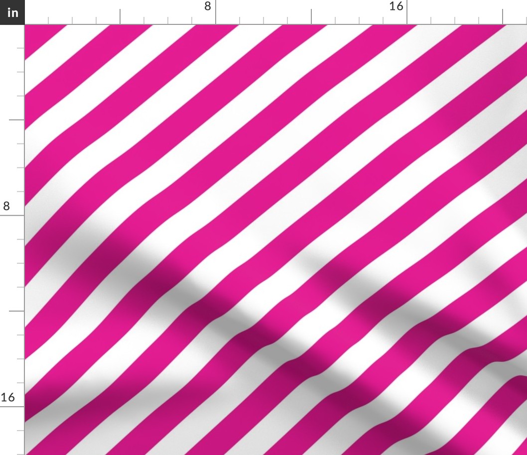 Diagonal Stripes Pink 