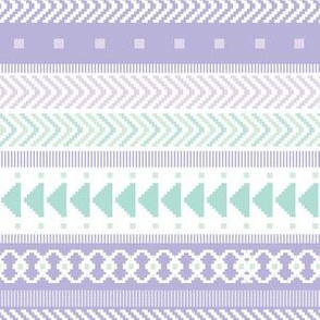 Lavender & Seaglass Tribal Geometric