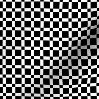 Black and White Rectangle and Square Tiles