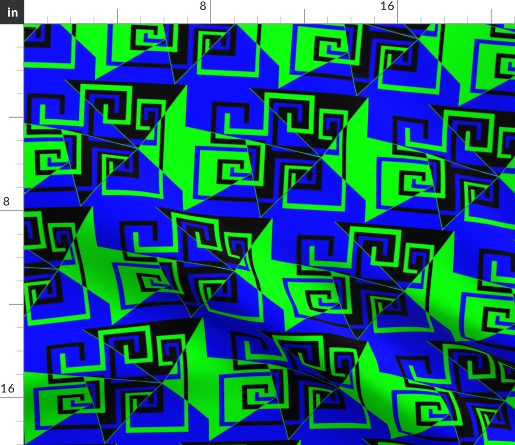 6 - Geometric - Whimsical_Mazes_-_Green_Blue