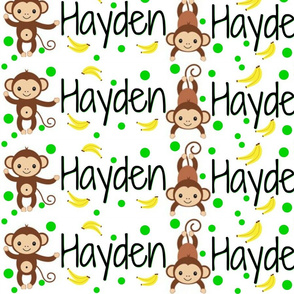 Hayden Monkey Fabric