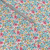 Ditsy Flowers Floral Tiny Small