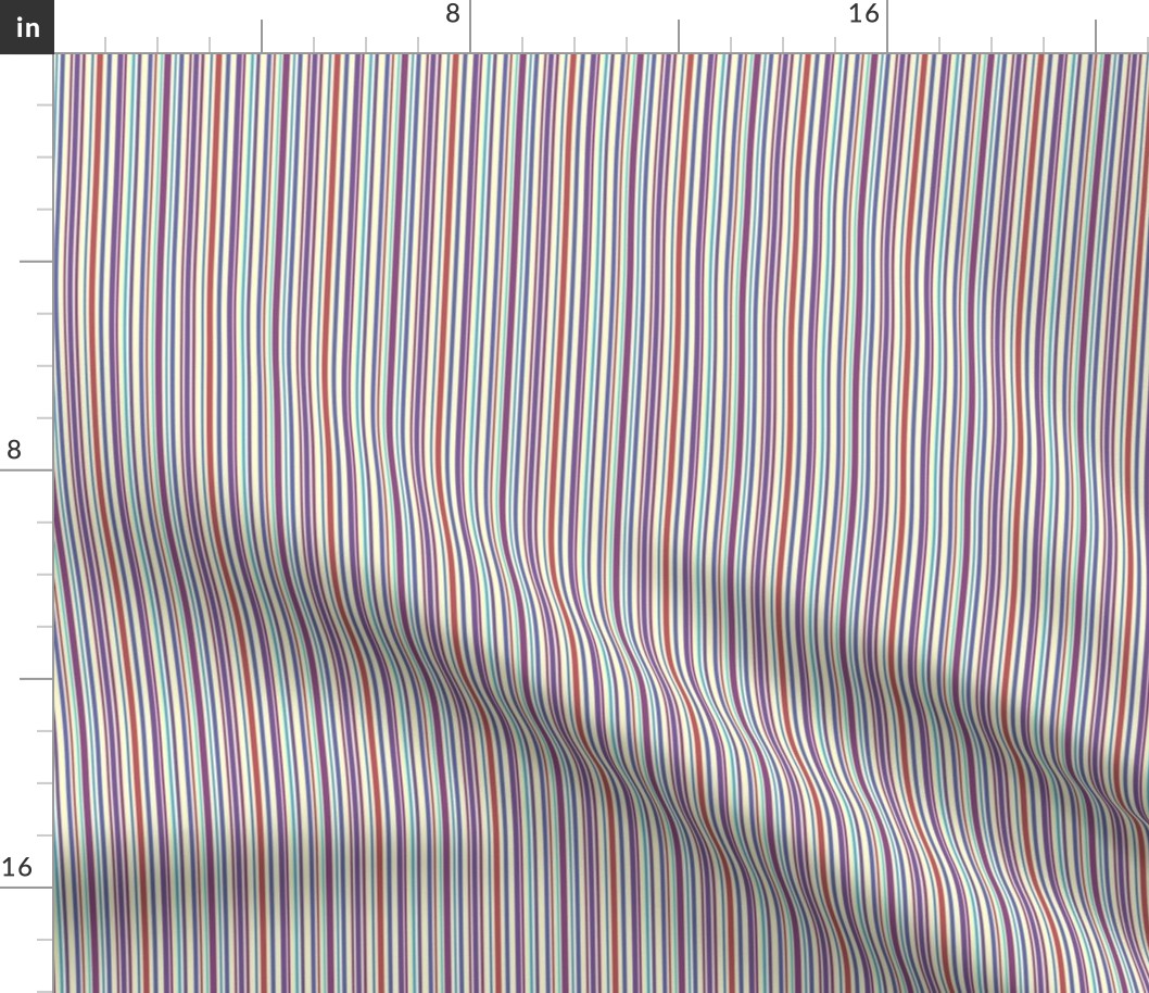 Lena: Small Subdued Stripe