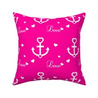 Love Anchor ~ Hot Pink