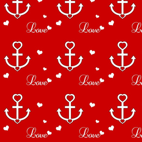 Love Anchor ~ Red