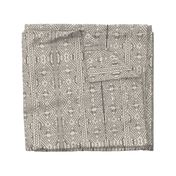 African Mud cloth mudcloth black on beige