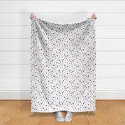 Pink and Grey Polka Dot Pattern