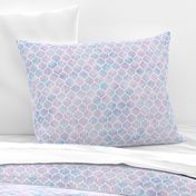 Moroccan Pattern in Cotton Candy Watercolor