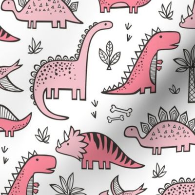 Dinosaurs in Pink