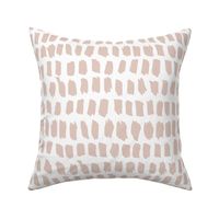 Strokes and stripes abstract scandinavian style brush design gender neutral beige