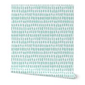 Strokes and stripes abstract scandinavian style brush design gender neutral mint