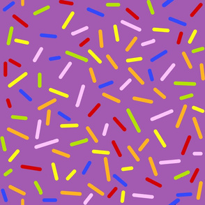 Ice Cream Sprinkles Purple 