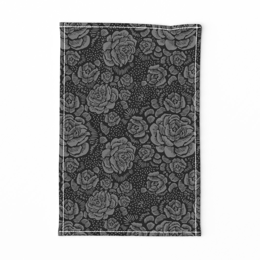 Rose remix small - black/grey