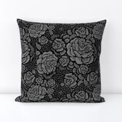 Rose remix small - black/grey